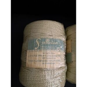 2 Sullivans Macrame Cord Polypropylene Seine‎ Nylon Cord Spools Crafting Hobby
